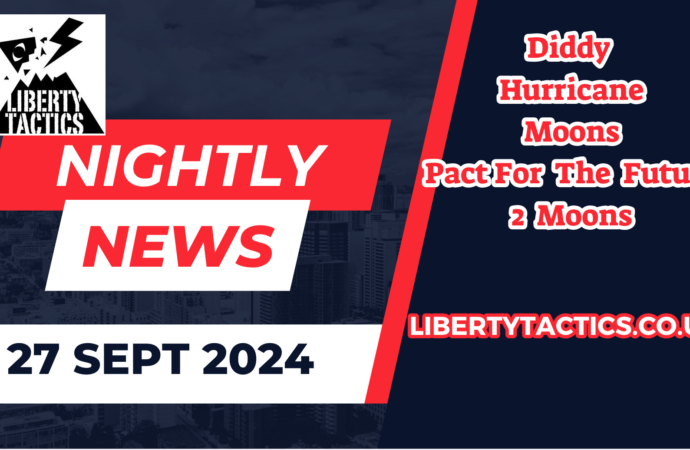 News 27.9.24 – Diddy, The UN, Hurricanes And Moons